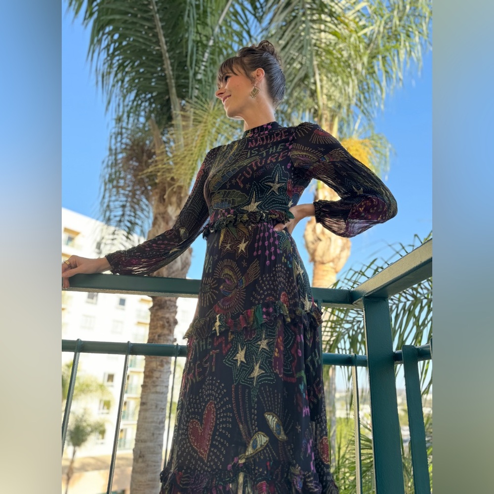 FARM Rio Multicolor Nature Print Dress - Picture 9 of 9